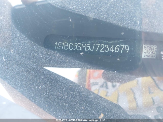 Продажа на аукционе авто 2018 Chevrolet Cruze, vin: 1G1BC5SM5J7234679, номер лота: 12655373