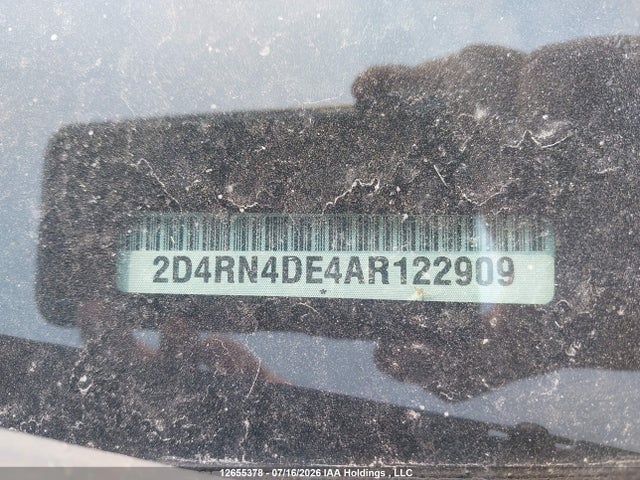 Продажа на аукционе авто 2010 Dodge Grand Caravan Se, vin: 2D4RN4DE4AR122909, номер лота: 12655378