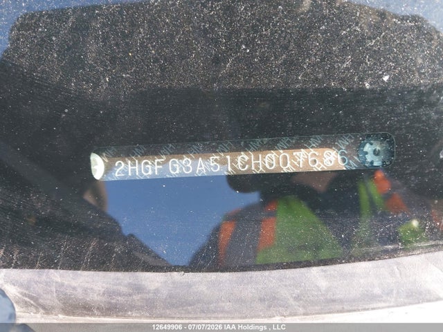 Aukcja sprzedaży 2012 Honda Civic Ex, vin: 2HGFG3A51CH007686, numer aukcji: 12649906