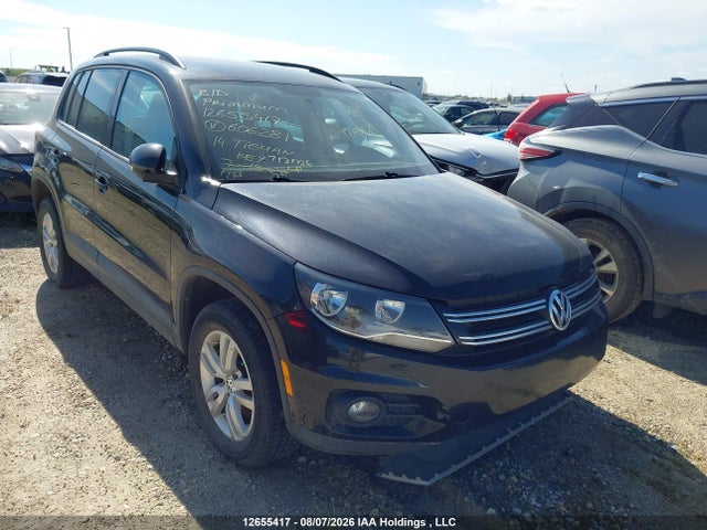 Auction sale of the 2014 Volkswagen Tiguan Comfortline/trendline, vin: WVGHV3AX3EW606281, lot number: 12655417