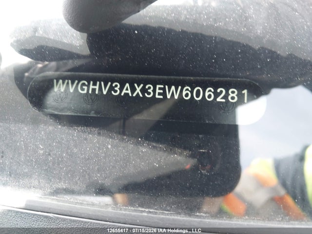 Продаж на аукціоні авто 2014 Volkswagen Tiguan Comfortline/trendline, vin: WVGHV3AX3EW606281, номер лоту: 12655417