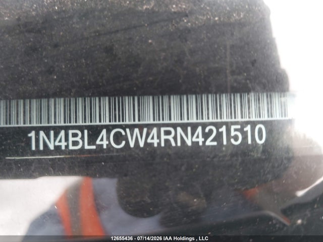 1N4BL4CW4RN421510 Nissan ALTIMA SR