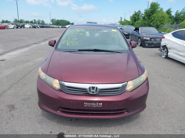 Продаж на аукціоні авто 2012 Honda Civic Lx, vin: 2HGFB2E41CH021565, номер лоту: 12655438