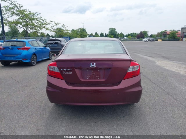12655438 :رقم المزاد ، 2HGFB2E41CH021565 vin ، 2012 Honda Civic Lx مزاد بيع