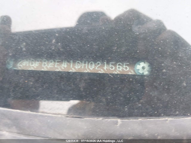 12655438 :رقم المزاد ، 2HGFB2E41CH021565 vin ، 2012 Honda Civic Lx مزاد بيع