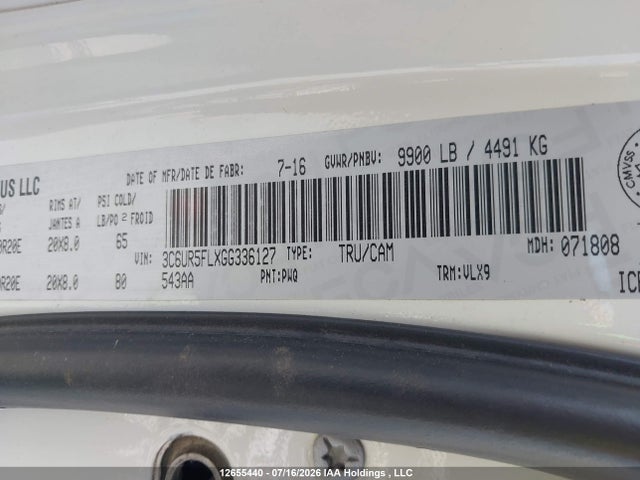 RAM 2500 Laramie 2016 3C6UR5FLXGG336127 Image 19