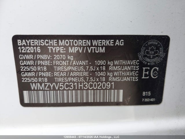 Mini Cooper Countryman All4 2017 WMZYV5C31H3C02091 Image 9