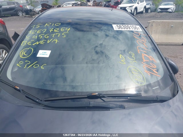 12637264 :رقم المزاد ، KNADM4A39F6456135 vin ، 2015 Kia Rio Ex/ex+/lx/lx+/sx مزاد بيع