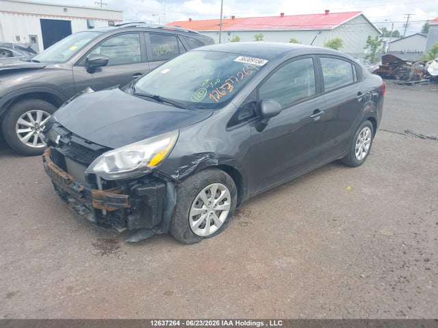 12637264 :رقم المزاد ، KNADM4A39F6456135 vin ، 2015 Kia Rio Ex/ex+/lx/lx+/sx مزاد بيع