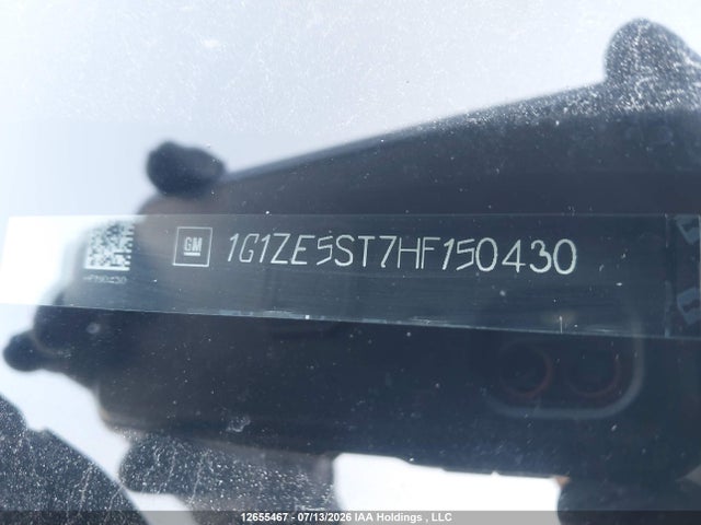 2017 Chevrolet Malibu Lt მანქანა იყიდება აუქციონზე, vin: 1G1ZE5ST7HF150430, აუქციონის ნომერი: 12655467