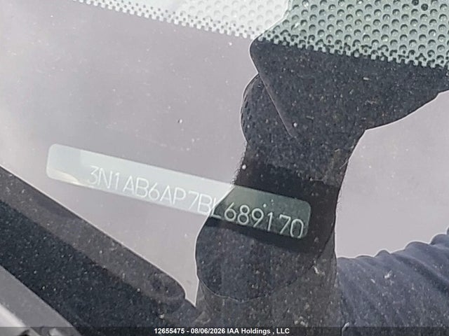 Продажа на аукционе авто 2011 Nissan Sentra 2.0/2.0s/sr/2.0sl, vin: 3N1AB6AP7BL689170, номер лота: 12655475