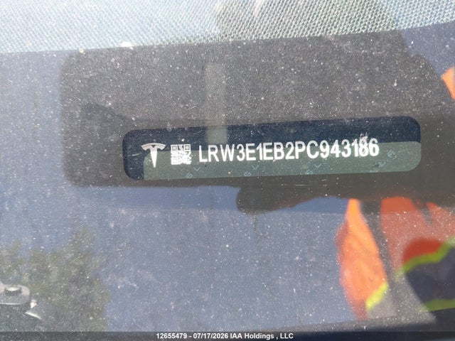 Aukcja sprzedaży 2023 Tesla Model 3, vin: LRW3E1EB2PC943186, numer aukcji: 12655479