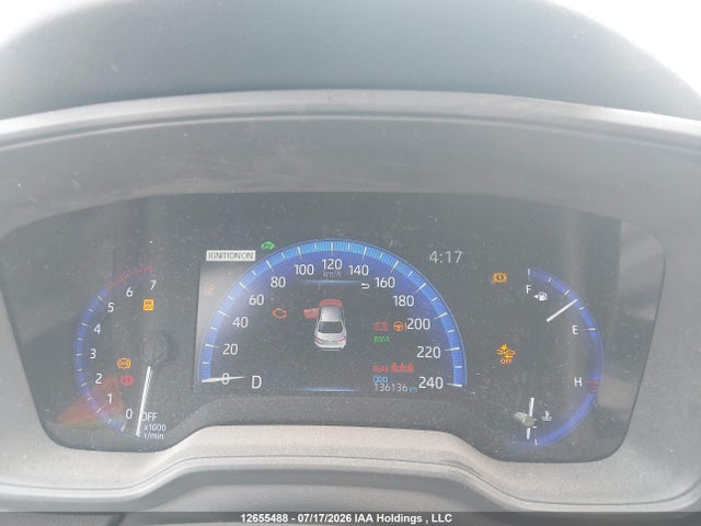 12655488 :رقم المزاد ، JTDBBRBE7LJ017473 vin ، 2020 Toyota Corolla Hybrid مزاد بيع