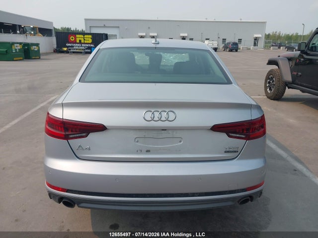 2018 Audi A4 Komfort მანქანა იყიდება აუქციონზე, vin: WAUANAF49JN009612, აუქციონის ნომერი: 12655497
