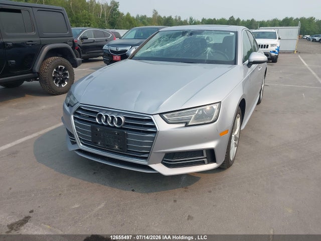 2018 Audi A4 Komfort მანქანა იყიდება აუქციონზე, vin: WAUANAF49JN009612, აუქციონის ნომერი: 12655497