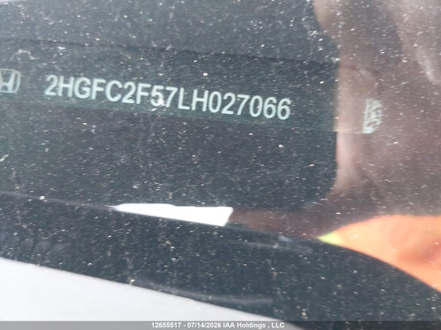 Honda Civic Lx 2020 2HGFC2F57LH027066 Image 20