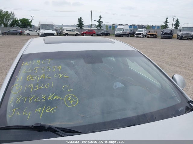 12655554 :رقم المزاد ، 2G4GY5GV4B9193201 vin ، 2011 Buick Regal Cxl مزاد بيع