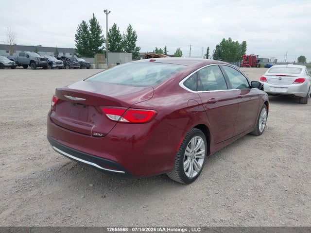 12655568 :رقم المزاد ، 1C3CCCAB5GN140522 vin ، 2016 Chrysler 200 Limited مزاد بيع