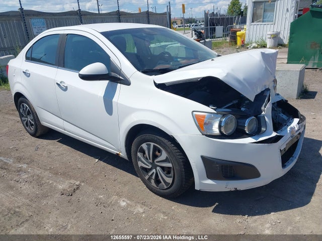 2013 Chevrolet Sonic Lt Auto მანქანა იყიდება აუქციონზე, vin: 1G1JC5SH3D4212247, აუქციონის ნომერი: 12655597