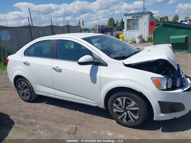 Aukcja sprzedaży 2013 Chevrolet Sonic Lt Auto, vin: 1G1JC5SH3D4212247, numer aukcji: 12655597