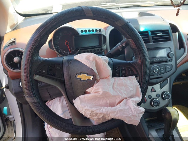 Aukcja sprzedaży 2013 Chevrolet Sonic Lt Auto, vin: 1G1JC5SH3D4212247, numer aukcji: 12655597