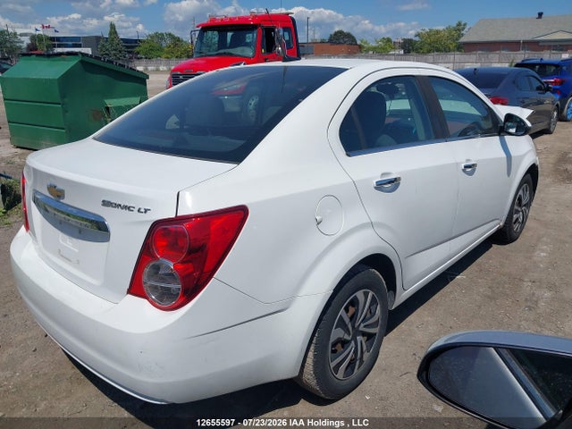 Aukcja sprzedaży 2013 Chevrolet Sonic Lt Auto, vin: 1G1JC5SH3D4212247, numer aukcji: 12655597