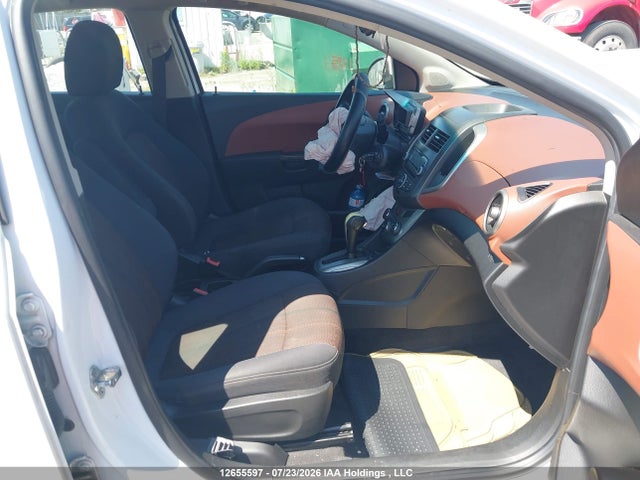 Aukcja sprzedaży 2013 Chevrolet Sonic Lt Auto, vin: 1G1JC5SH3D4212247, numer aukcji: 12655597