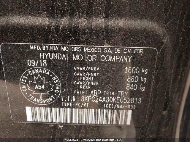 Hyundai Accent Preferred 2019 3KPC24A30KE052813 Image 9