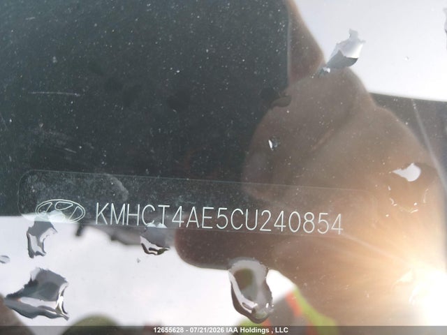2012 Hyundai Accent Gl მანქანა იყიდება აუქციონზე, vin: KMHCT4AE5CU240854, აუქციონის ნომერი: 12655628