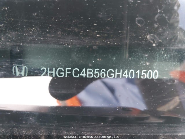 2HGFC4B56GH401500 Honda Civic Lx