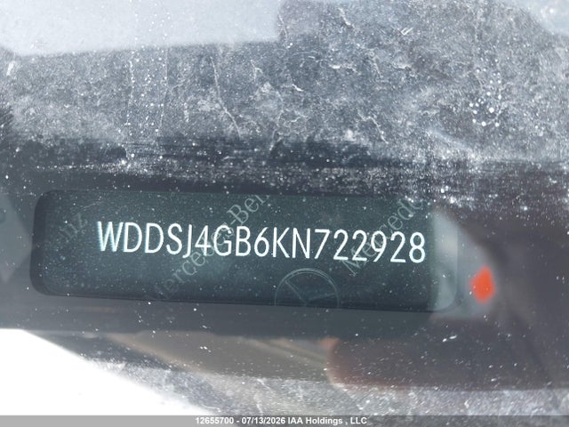 Aukcja sprzedaży 2019 Mercedes-benz Cla 250 4matic, vin: WDDSJ4GB6KN722928, numer aukcji: 12655700