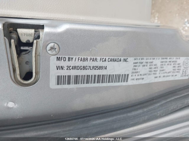 Dodge Grand Caravan Se 2020 2C4RDGBG7LR258914 Image 20