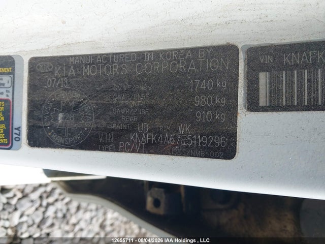 Aukcja sprzedaży 2014 Kia Forte, vin: KNAFK4A67E5119296, numer aukcji: 12655711