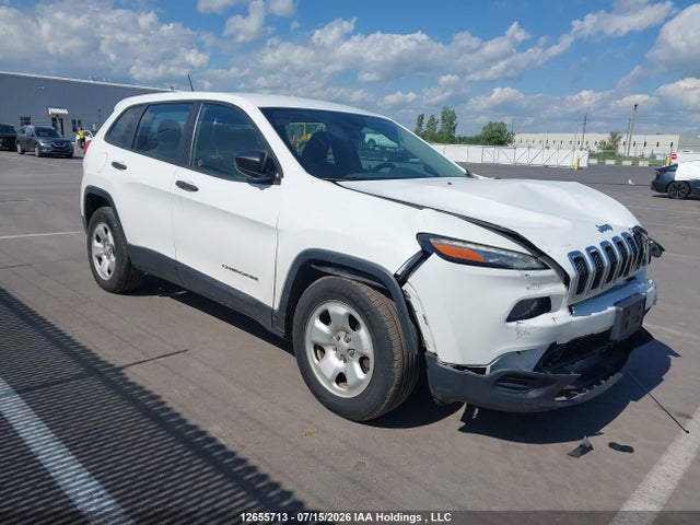 2016 Jeep Cherokee Sport მანქანა იყიდება აუქციონზე, vin: 1C4PJLABXGW201537, აუქციონის ნომერი: 12655713