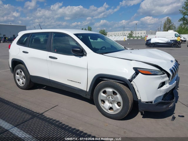2016 Jeep Cherokee Sport მანქანა იყიდება აუქციონზე, vin: 1C4PJLABXGW201537, აუქციონის ნომერი: 12655713