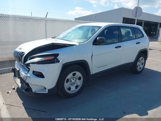 2016 Jeep Cherokee Sport მანქანა იყიდება აუქციონზე, vin: 1C4PJLABXGW201537, აუქციონის ნომერი: 12655713
