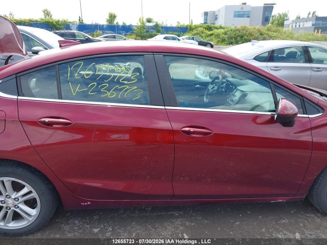 Продажа на аукционе авто 2016 Chevrolet Cruze Lt, vin: 1G1BE5SM3G7236773, номер лота: 12655723