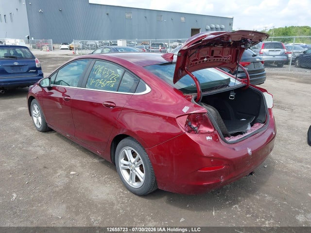 Продажа на аукционе авто 2016 Chevrolet Cruze Lt, vin: 1G1BE5SM3G7236773, номер лота: 12655723