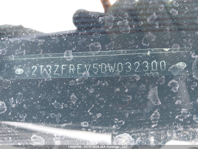 Продаж на аукціоні авто 2013 Toyota Rav4 Le, vin: 2T3ZFREV5DW032300, номер лоту: 12655766