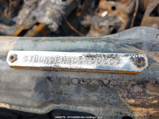 2013 Toyota Highlander Limited მანქანა იყიდება აუქციონზე, vin: 5TDDK3EH1DS180507, აუქციონის ნომერი: 12655779