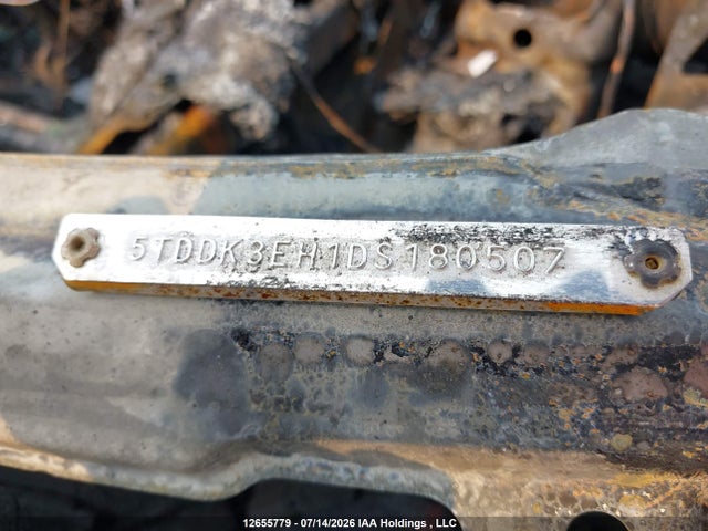 2013 Toyota Highlander Limited მანქანა იყიდება აუქციონზე, vin: 5TDDK3EH1DS180507, აუქციონის ნომერი: 12655779