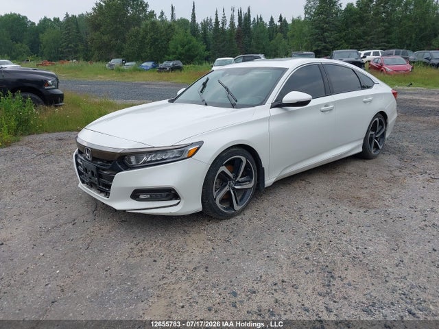 2018 Honda Accord Sport 2.0t მანქანა იყიდება აუქციონზე, vin: 1HGCV2F33JA800185, აუქციონის ნომერი: 12655783