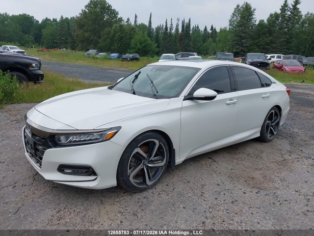 2018 Honda Accord Sport 2.0t მანქანა იყიდება აუქციონზე, vin: 1HGCV2F33JA800185, აუქციონის ნომერი: 12655783