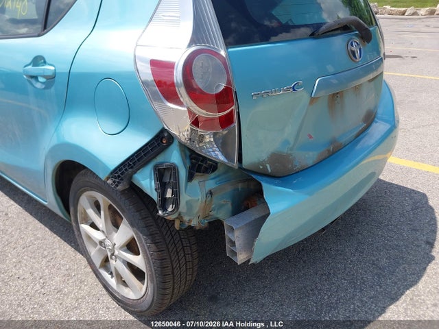 2012 Toyota Prius C Technology მანქანა იყიდება აუქციონზე, vin: JTDKDTB37C1012148, აუქციონის ნომერი: 12650046