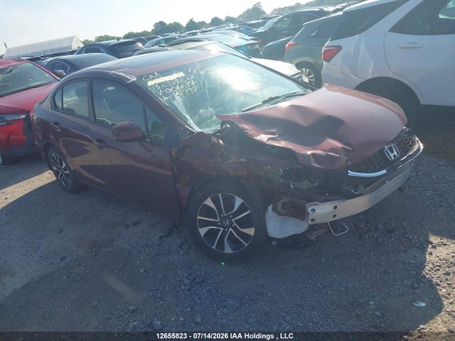 12655823 :رقم المزاد ، 2HGFB2F52DH006677 vin ، 2013 Honda Civic Ex مزاد بيع