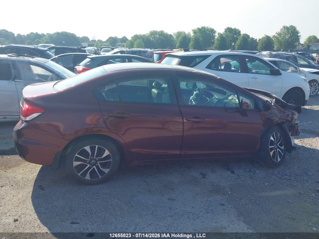 12655823 :رقم المزاد ، 2HGFB2F52DH006677 vin ، 2013 Honda Civic Ex مزاد بيع