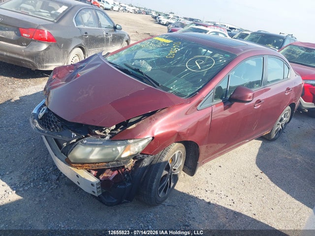 12655823 :رقم المزاد ، 2HGFB2F52DH006677 vin ، 2013 Honda Civic Ex مزاد بيع