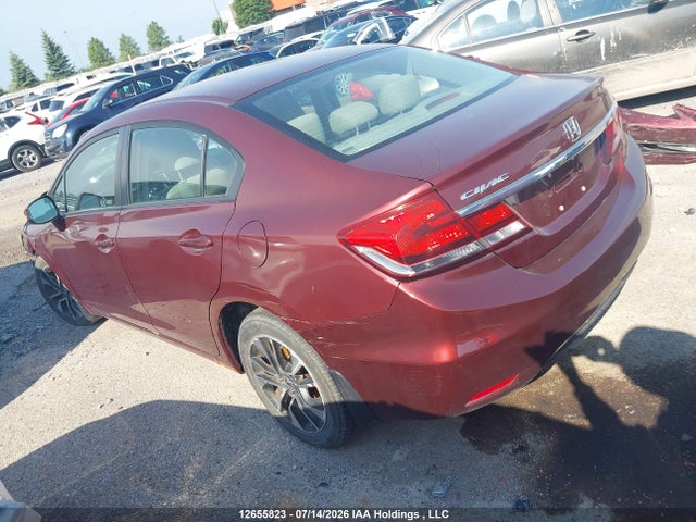 12655823 :رقم المزاد ، 2HGFB2F52DH006677 vin ، 2013 Honda Civic Ex مزاد بيع