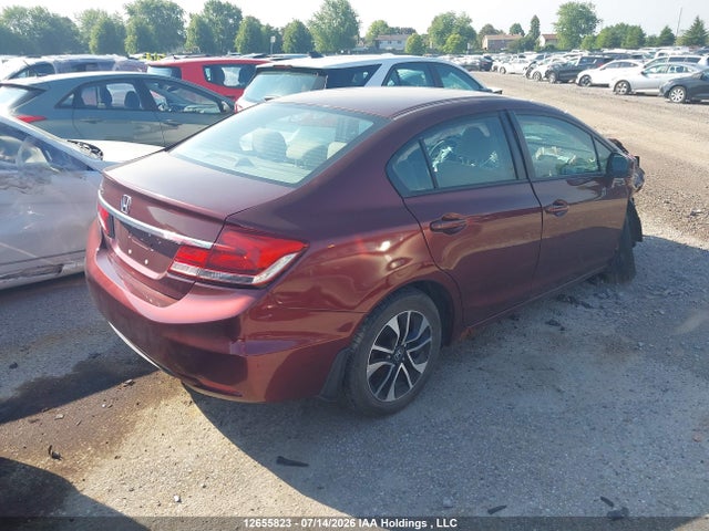 12655823 :رقم المزاد ، 2HGFB2F52DH006677 vin ، 2013 Honda Civic Ex مزاد بيع