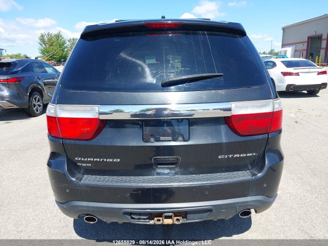 2011 Dodge Durango Citadel მანქანა იყიდება აუქციონზე, vin: 1D4SE5GT6BC593312, აუქციონის ნომერი: 12655829
